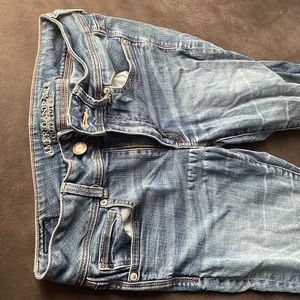 Bell bottom jeans denim